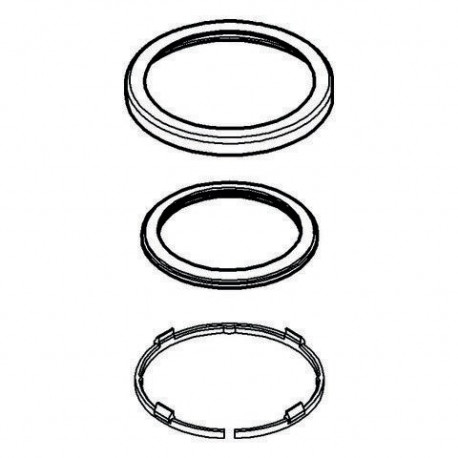 Rosace Grohe velours black
