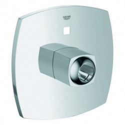 Rosace Grohe chromé 