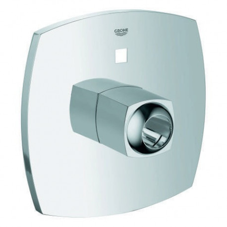 Rosace Grohe chromé 
