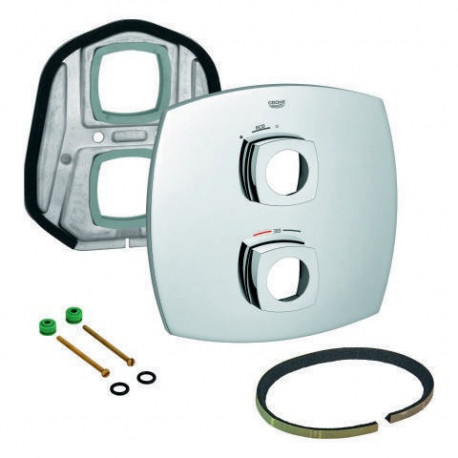 Rosace Grohe 47935 chromé
