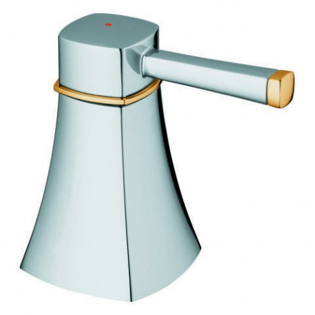 Poignée GROHE rouge 48198 pour Grandera chromé/gold