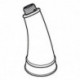 Douchette extractible 46890 chromé/gris