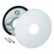 Rosace Grohe 46586 moon white