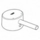 Levier GROHE 46723 acier