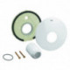 Rosace Grohe 46904 moon white
