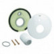 Rosace Grohe 46905 moon white