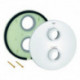 Rosace Grohe 47809 moon white