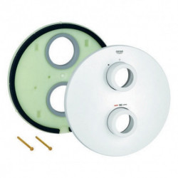 Rosace Grohe 47809 moon white