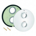 Rosace Grohe 47810 moon white