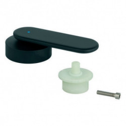 Veris Croisillon Bleu 48015 velours noir