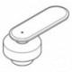 Veris Croisillon Bleu 48015 blanc lune
