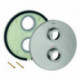 Rosace Grohe 47810 acier