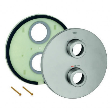 Rosace Grohe 47810 acier
