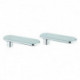 Poignée GROHE paire Veris 48305 Markierung bleu/rouge chromé