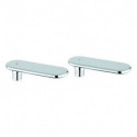 Poignée GROHE paire Veris 48305 Markierung bleu/rouge chromé