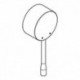 Levier GROHE 46915 acier