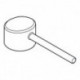 Levier GROHE 46966 pour 28 mm cartouche acier