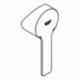 Levier GROHE 46987 acier
