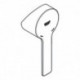Levier GROHE 46988 acier