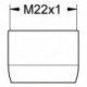 Mousseur GROHE13928 débit classe A 15 l/min 3 bar M22x1 blanc lune