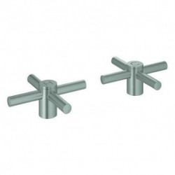 Poignée croix GROHE Atrio 18026 2 STK acier