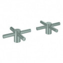 Poignée croix GROHE Atrio 18026 2 STK acier