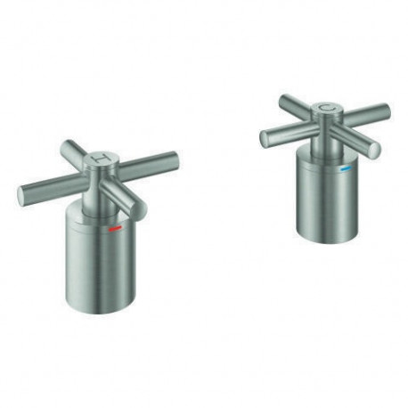 Poignée croix GROHE Atrio 18033 2 STK acier