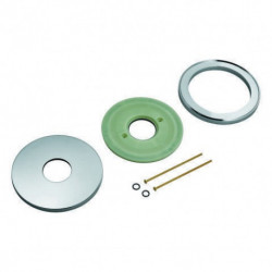 Rosace Grohe et Bague d'espacement 46971 pour Essence chromé