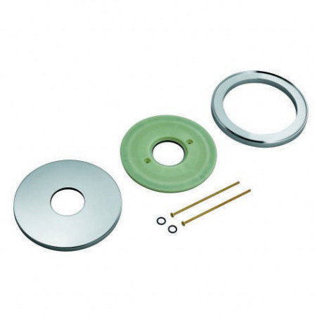 Rosace Grohe et Bague d'espacement 46971 pour Essence chromé