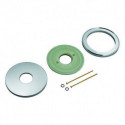 Rosace Grohe et Bague d'espacement 46971 pour Essence chromé