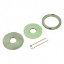 Rosace Grohe et Bague d'espacement 46971 pour Essence nickel brossé