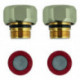 Clapet anti-retour GROHE 47189 2 unités nickel brossé