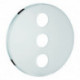 Rosace Grohe SmartControl 48367 rond moon white