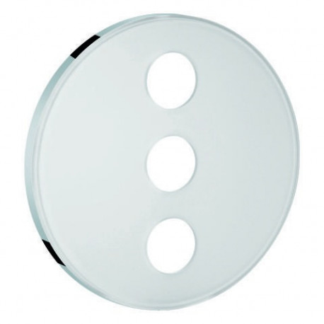 Rosace Grohe SmartControl 48367 rond moon white
