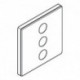 Rosace Grohe SmartControl 48369 carré moon white