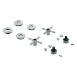 Poignée croix GROHE Atrio 48406 2 STK acier