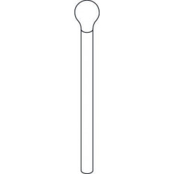 Manche Axor Terrano chromé avec brosse WC
