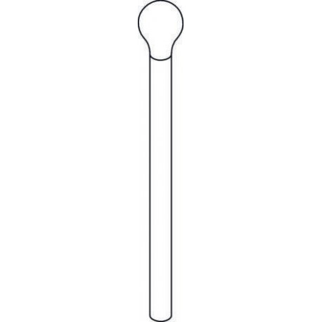 Manche Axor Terrano chromé avec brosse WC