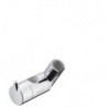 Support barre de douche UnicaS Puro barre de douche inox mat