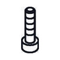 Vis cylindrique M5x25 mm