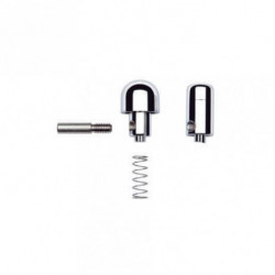 HG bouton thermostat poignée nickel brossé