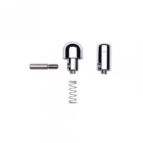 HG bouton thermostat poignée nickel brossé