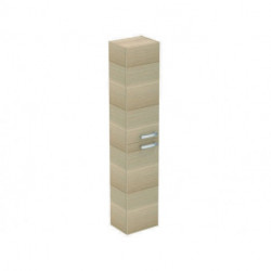Porte supérieure EUROVIT chêne clair pour armoire haute, avec charnière, pour E3243 IDEAL STANDARD
