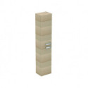 Porte supérieure EUROVIT chêne clair pour armoire haute, avec charnière, pour E3243 IDEAL STANDARD