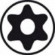 Tournevis électronique ESD TORX®, avec alésage, Dimensions : T 9, Long. de la lame 60 mm, Long. totale 157 mm