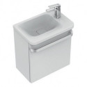 Porte TONIC II 450mm étagère laquée gris clair à droite IDEAL STANDARD