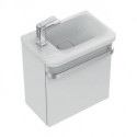 Porte TONIC II 450mm étagère laquée gris clair gauche IDEAL STANDARD