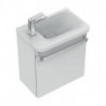 Porte TONIC II 450mm étagère laquée marron clair gauche IDEAL STANDARD