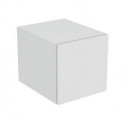 Porte TONIC II 350mm laqué blanc lisse pour meuble du dessus, A : droite, 350mm IDEAL STANDARD