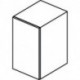 Porte TONIC II 350mm laquée gris clair pour meuble du dessus, A : droite, 350mm IDEAL STANDARD
